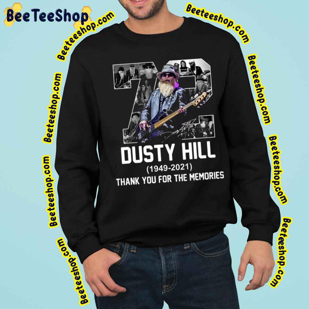 American Musician Rip Dusty Hill 1949 2021 Thank You For The Memories Trending Unisex Sweatshirt