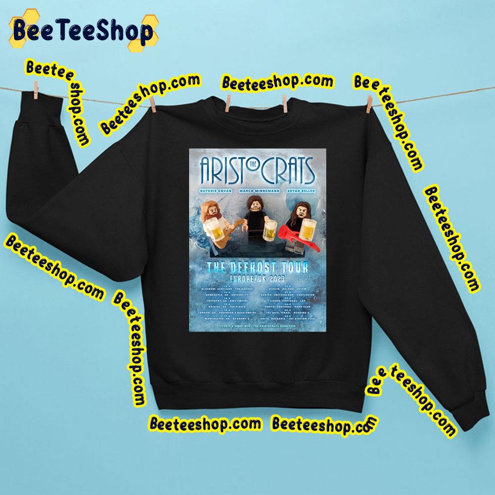 Arist The Crats The Defrost Tour Europe Uk 2023 With Dates Trending Unisex Sweatshirt