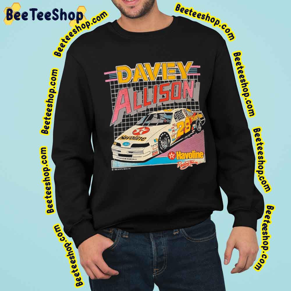 Art Of Davey Allison Racing Havoline Vintage Racing Poster Trending Unisex Sweatshirt