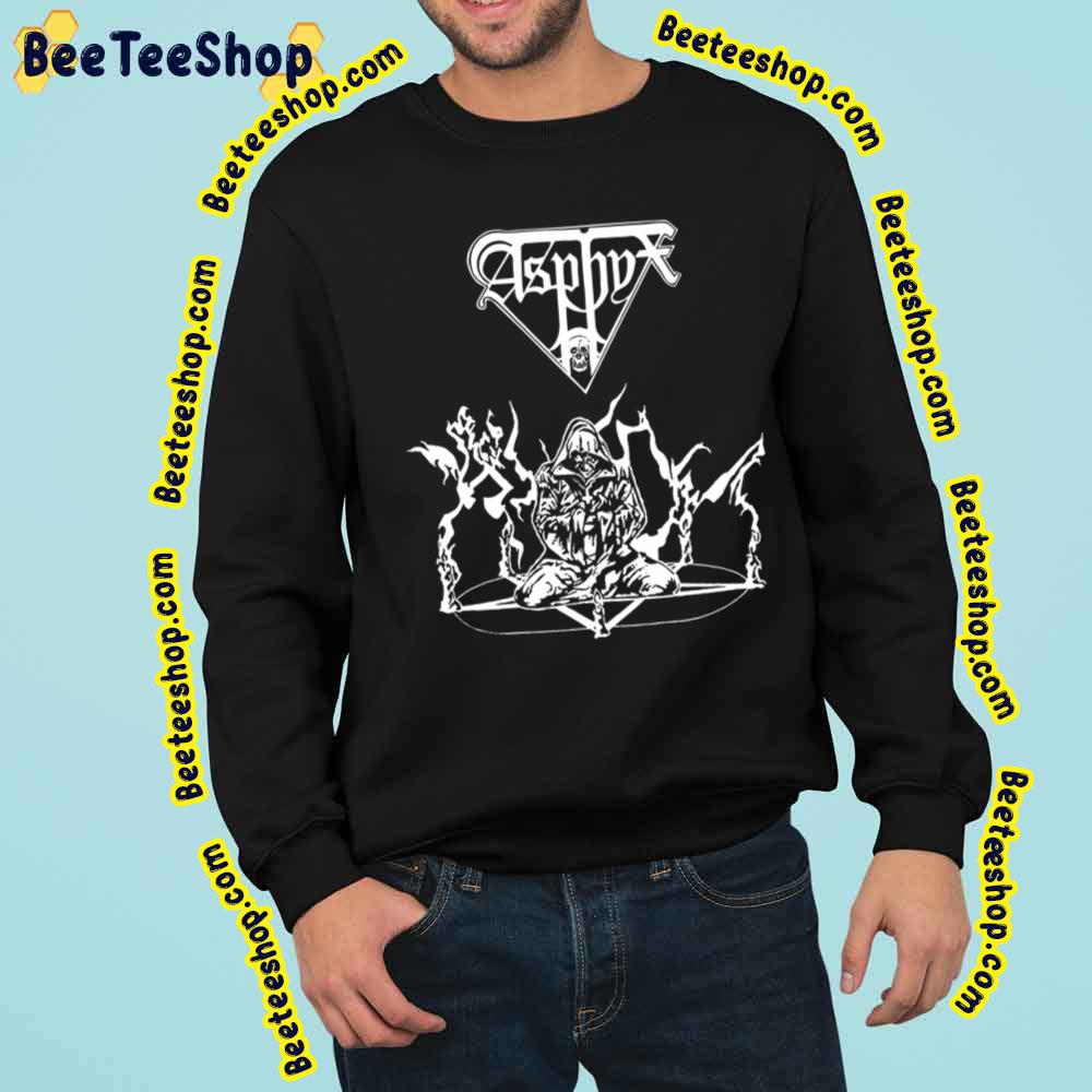 Asphyx Band White Art Trending Unisex Sweatshirt