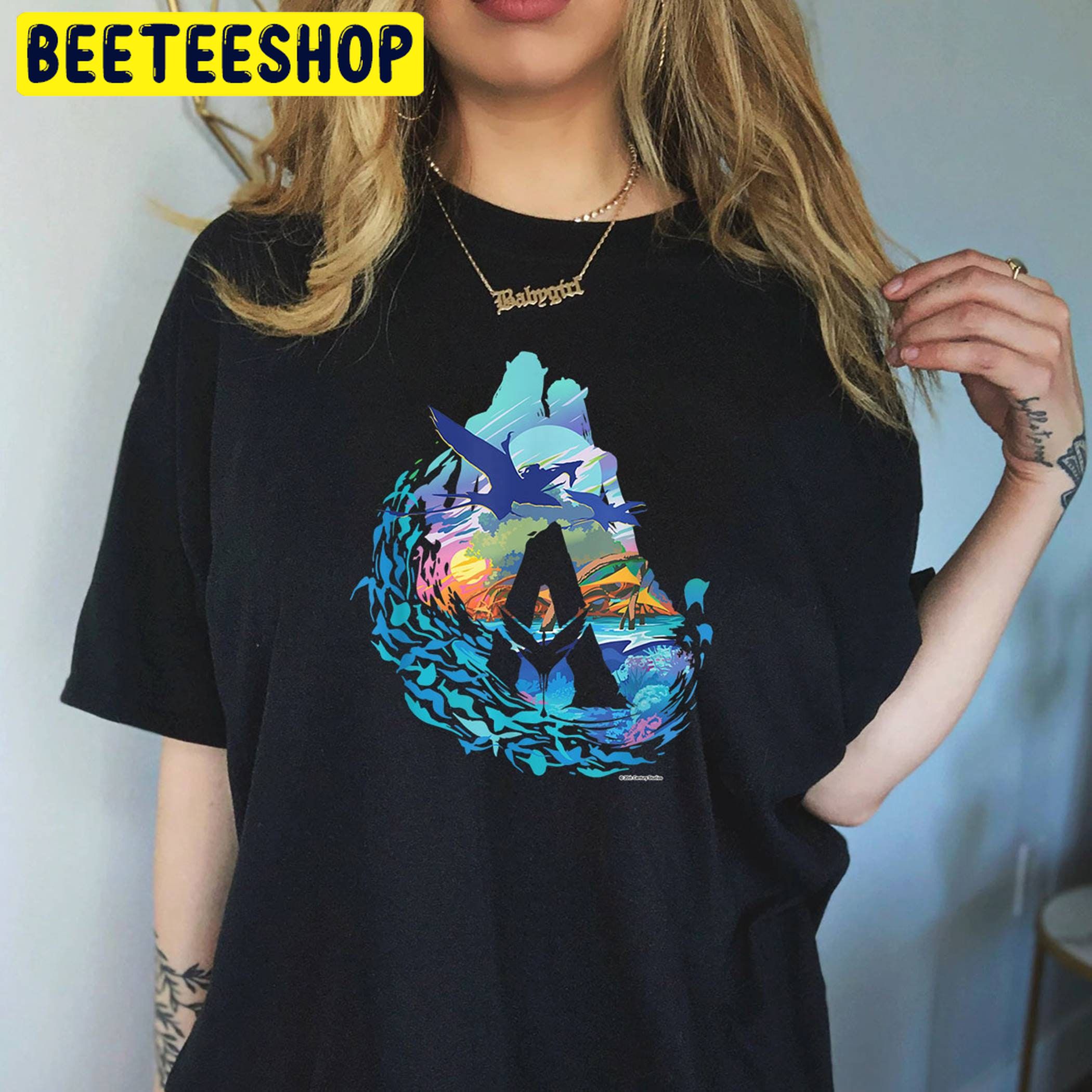 Avatar The Way of Water Above and Below the Waves Trending Unisex Shirt