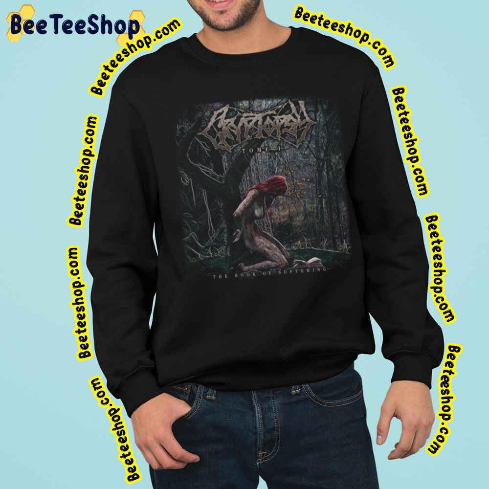 Awalnya Aku Sangat Membenci Cryptopsy Death Metal Band Scary Forest Trending Unisex Sweatshirt