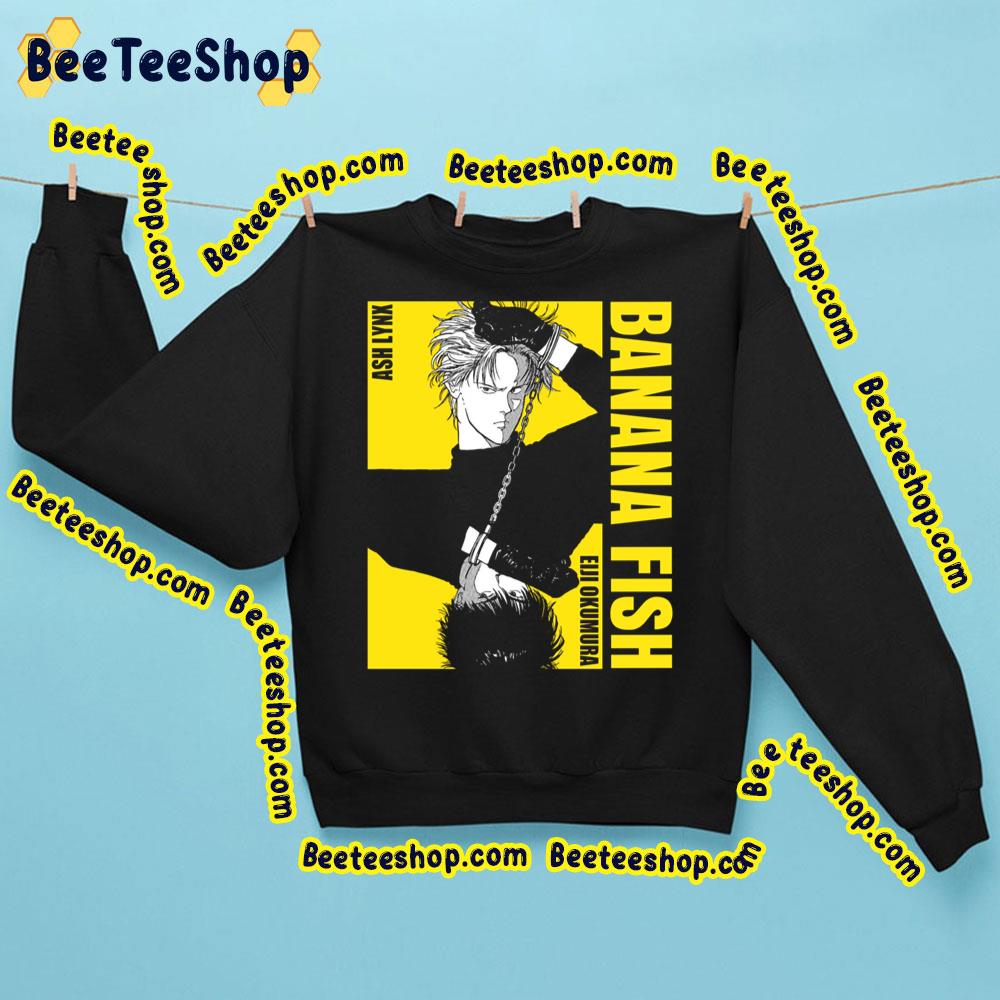 Banana Fish Black And Yellow Art Trending Unisex Sweatshirt