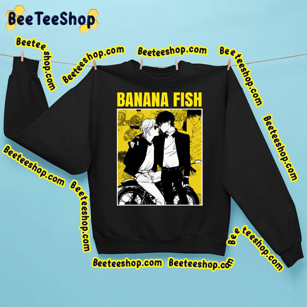 Banana Fish Black And Yellow Trending Unisex Sweatshirt