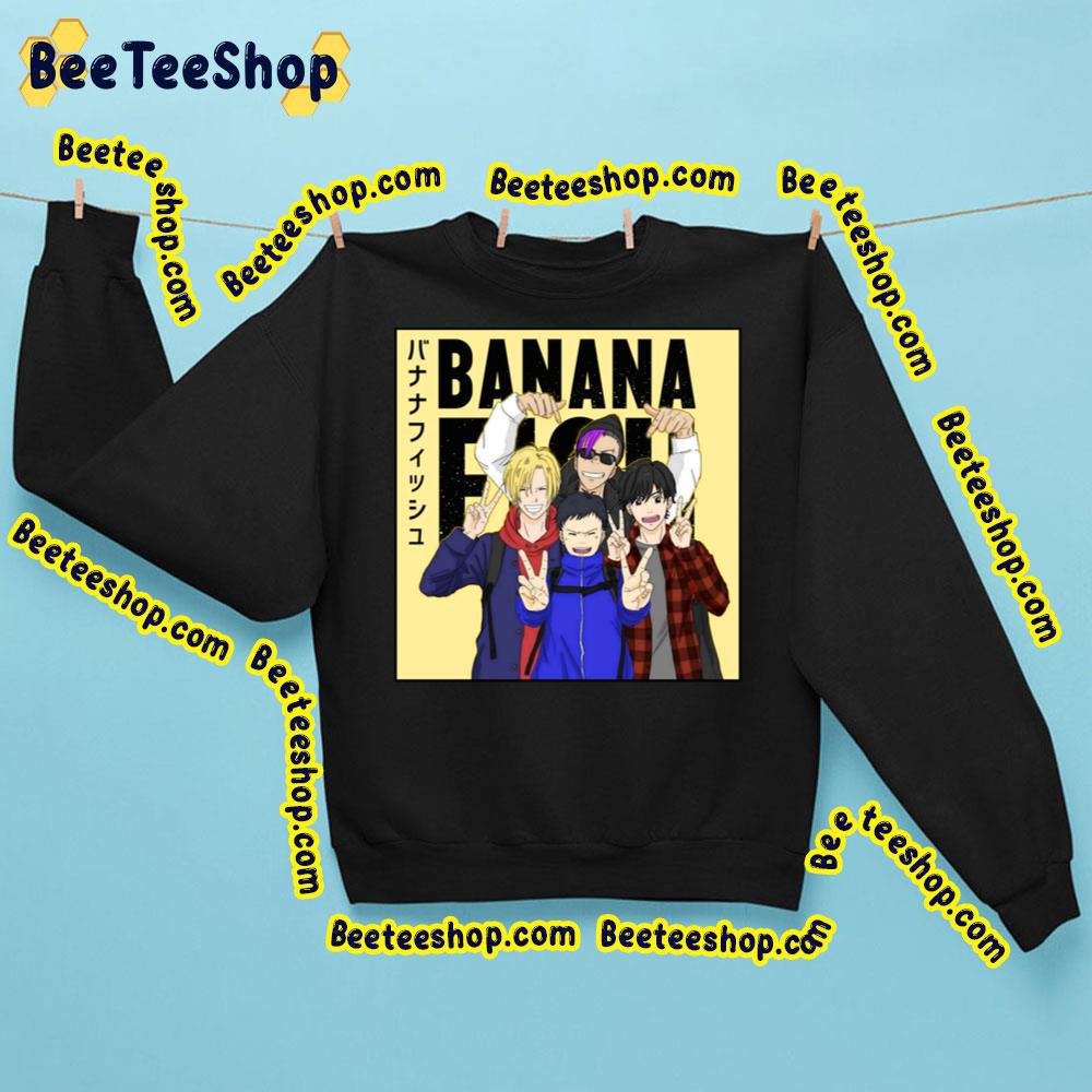 Banana Fish Friend Group Trending Unisex Sweatshirt