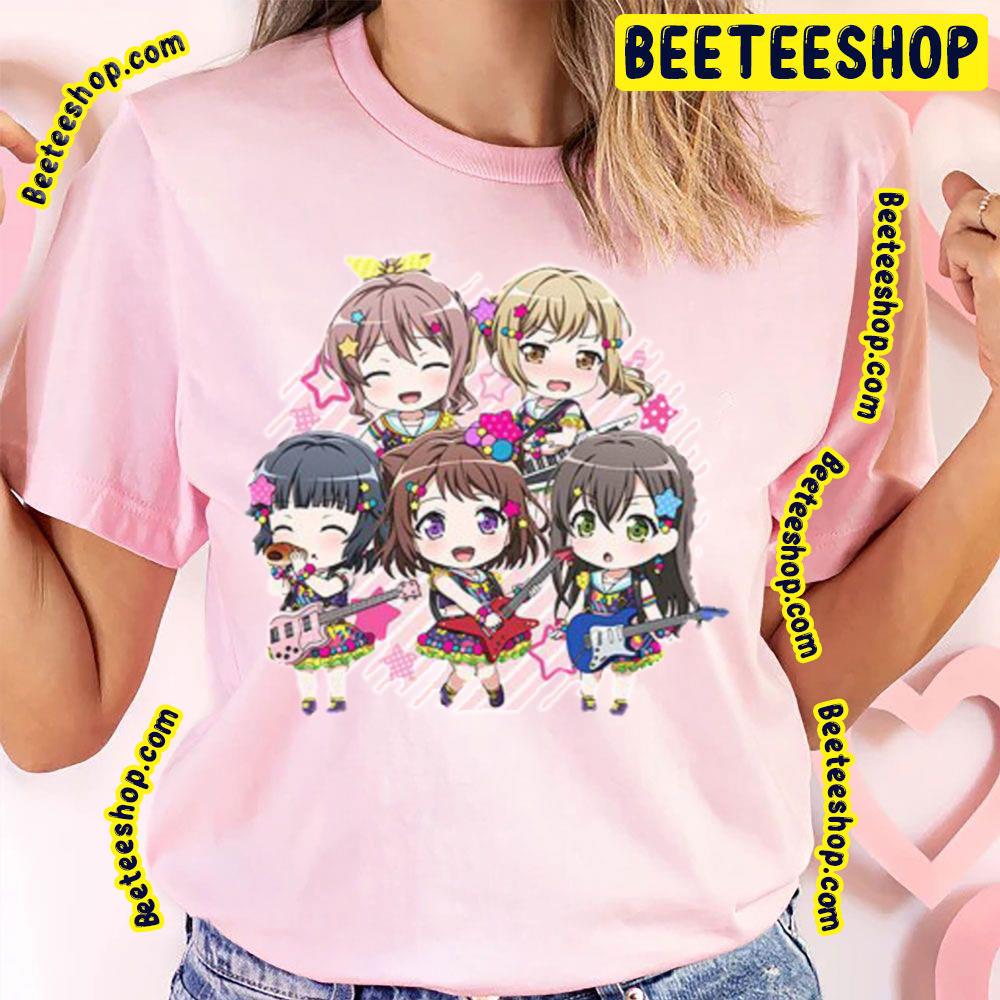 Bang Dream Poppin Dream Party Chibi Trending Unisex T-Shirt