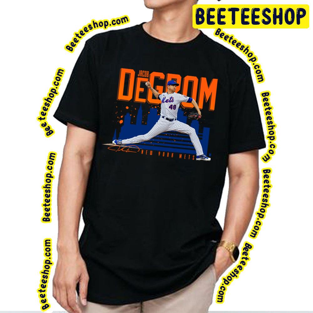 Baseball Of Jacob Degrom Vintage Retro Art Baseball Trending Unisex T-Shirt