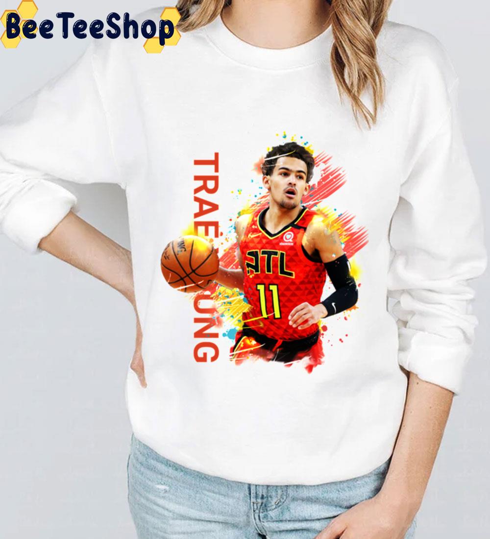 Basketbal Of Trae Young Atl 11 For Fans Basketball Trending Unisex Sweatshirt