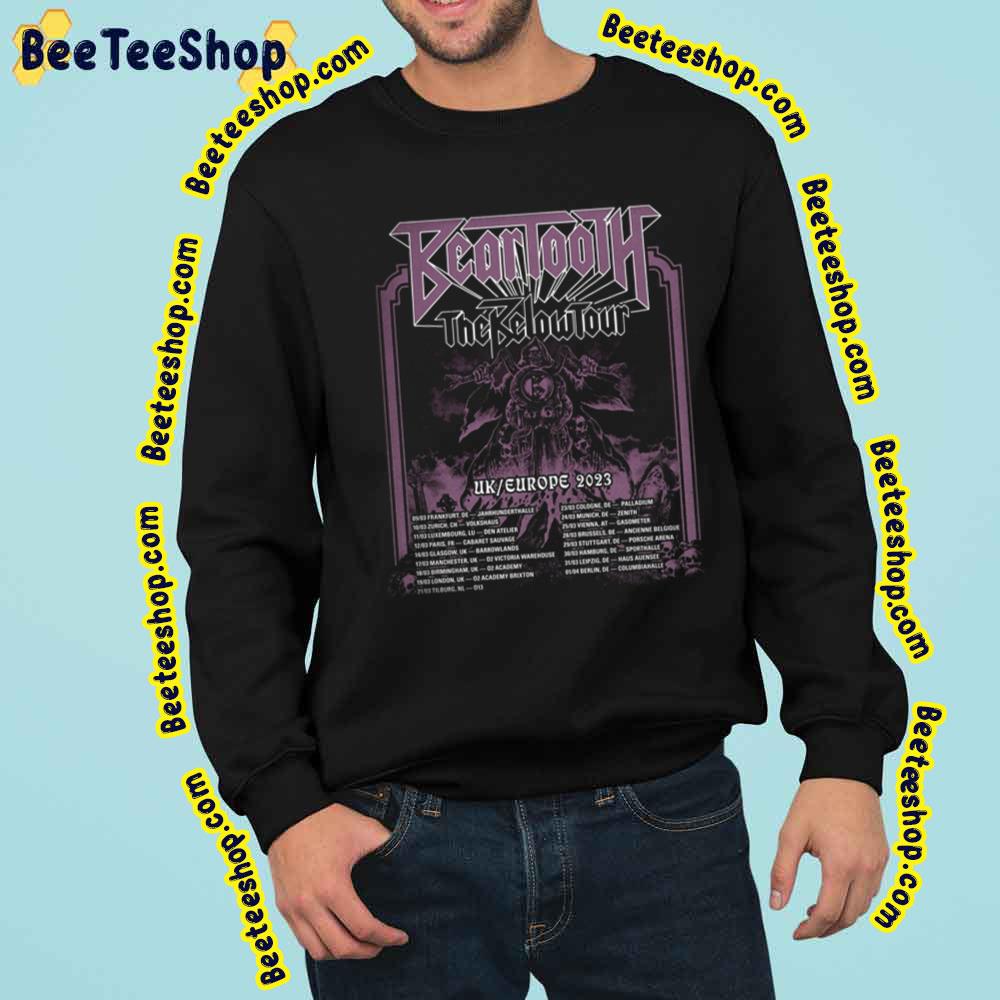 Beartooth The Belowtour Uk Euopre 2023 With Dates Trending Unisex Sweatshirt