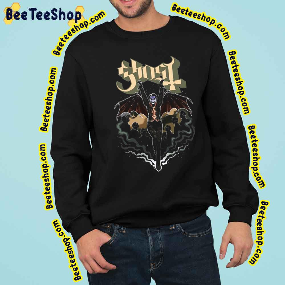 Best Metal Ghost Rock Band Rock Vintage Retro Art Trending Unisex Sweatshirt