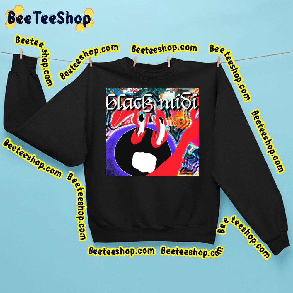 Black Midi Rock Band Graphic Trending Unisex Sweatshirt