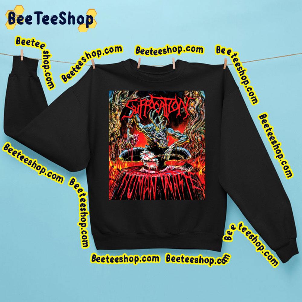 Blood In Hell Of Suffocation Vintage Retro Art Trending Unisex Sweatshirt