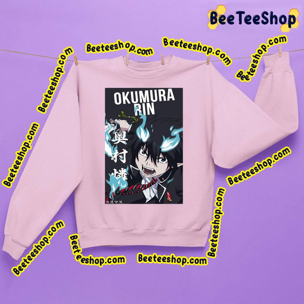 blue exorcist sweatshirt