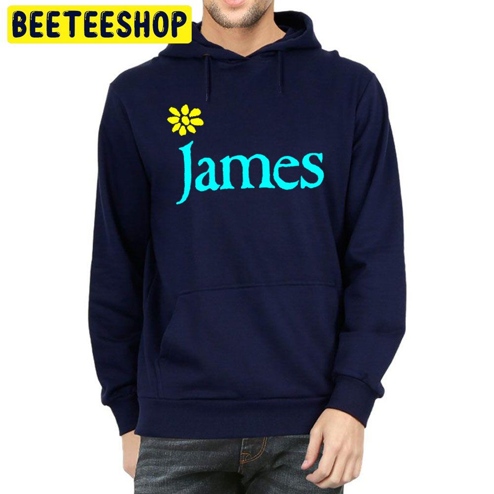 Blue Logo James Rock Band Cute Fanart Trending Unisex Hoodie