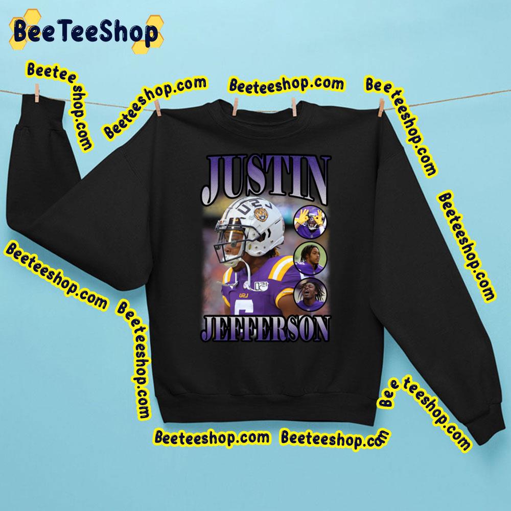 Bootleg Vintage Retro Justin Jefferson Funny Football Trending Unisex Sweatshirt