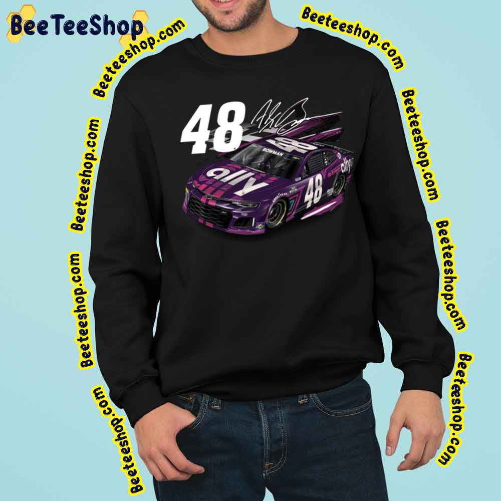 Bowman Ally Kyle Busch Racing Car Vintage Trending Unisex Sweatshirt