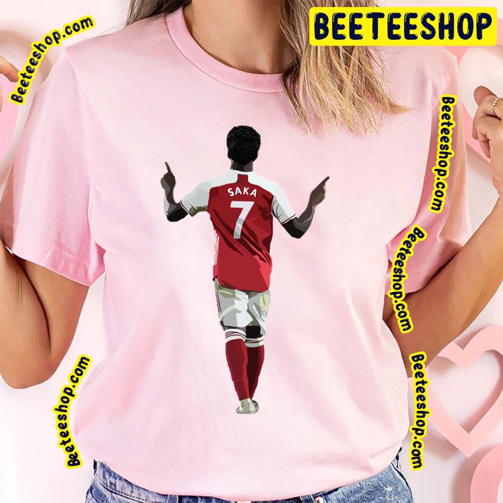 Bukayo Saka Number 7 Football Player Trending Unisex T-Shirt