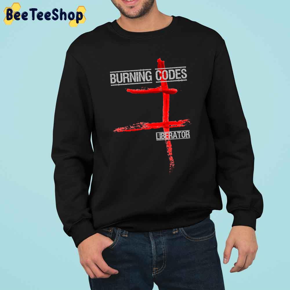 Burning Codes Liberator Merchandise Vintage Art Trending Unisex Sweatshirt