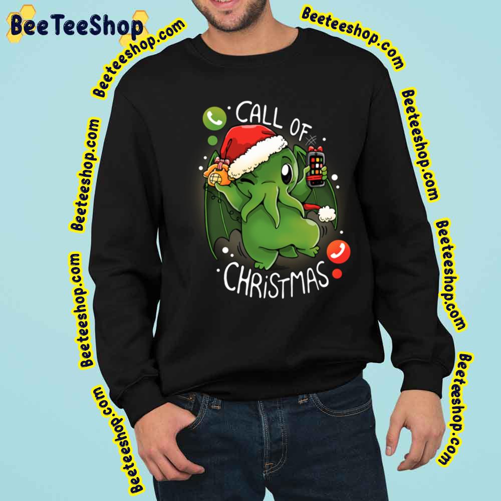 Call Of Christmas Cthulhu Funny Art Trending Unisex Sweatshirt