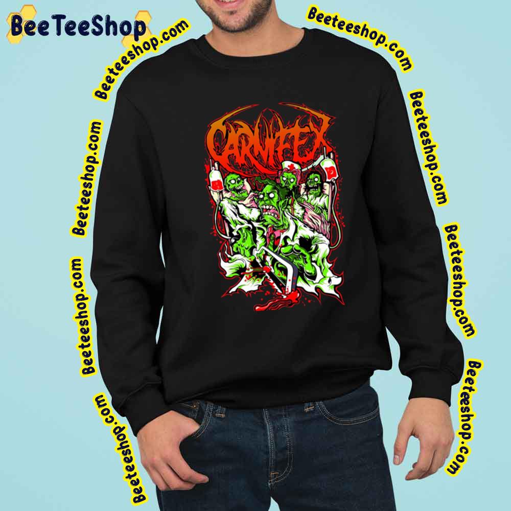 Carnifex Merch Poster Zombie Cartoon Art Trending Unisex Sweatshirt