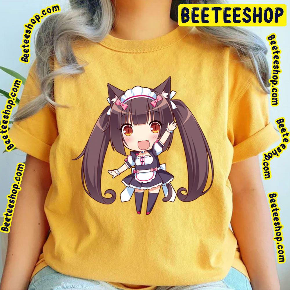 Chibi Chocola Nekopara Funny Kawaii Graphic Anime Trending Unisex T-Shirt -  Beeteeshop