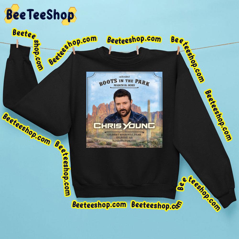 Chris Young Boots In The Park 2023 Trending Unisex Sweatshirt