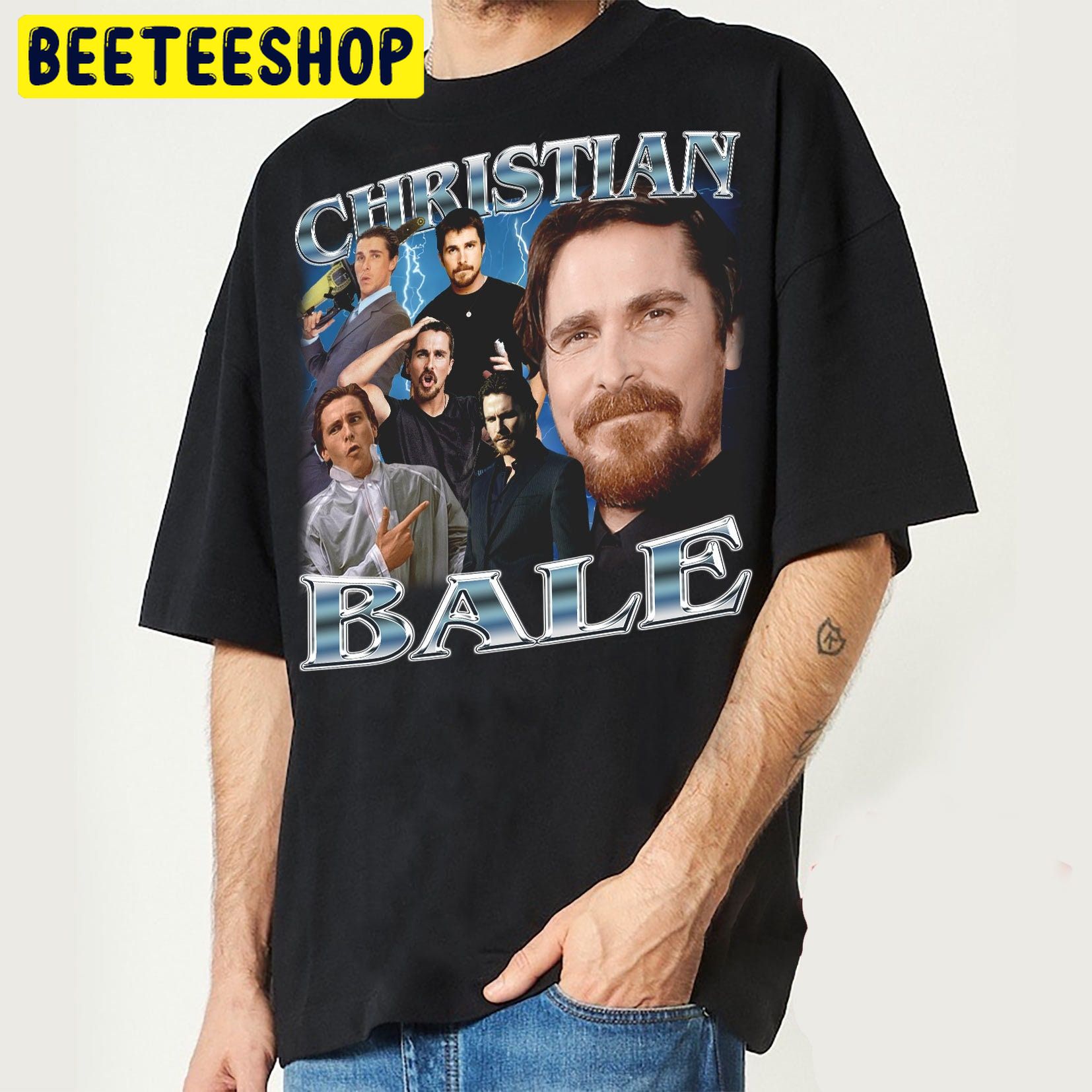 Christian Bale Vintage Christian 90s Graphic Trending Unisex Shirt