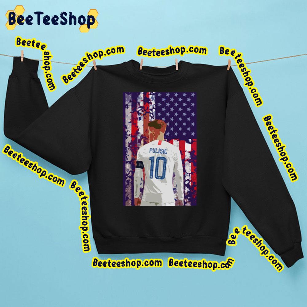 Christian Pulisic 10 Us Flag Trending Unisex Sweatshirt