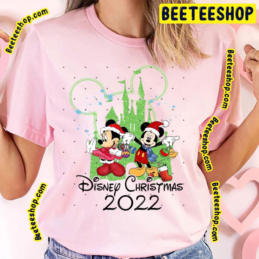 Christmas 2022 Mickey Minnie Disney Trending Unisex T-Shirt