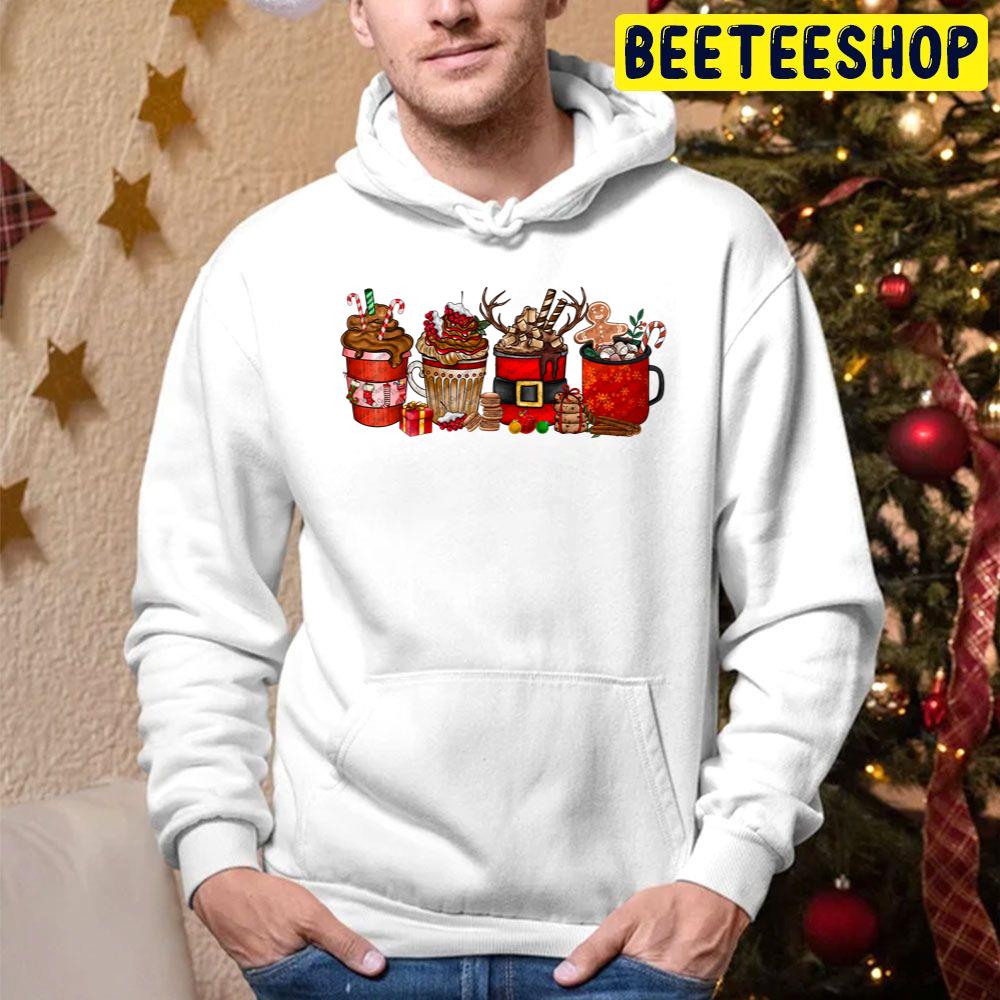 Christmas Coffee Drink Current Mood Trending Unisex Hoodie