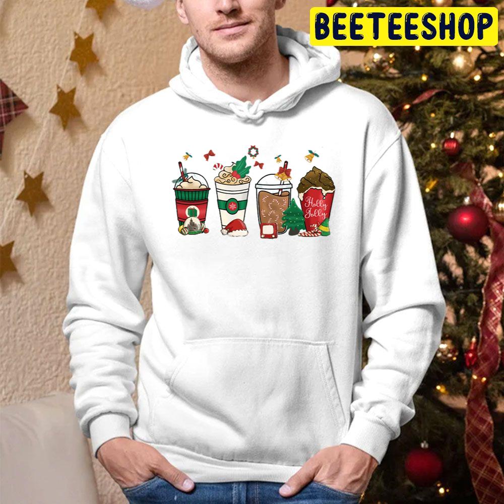 Christmas Latte Coffee Lover Trending Unisex Hoodie