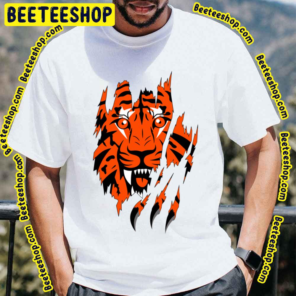 Cincinnati Bengals Year of The Tiger T-Shirt from Homage. | Officially Licensed Vintage NFL Apparel from Homage Pro Shop.