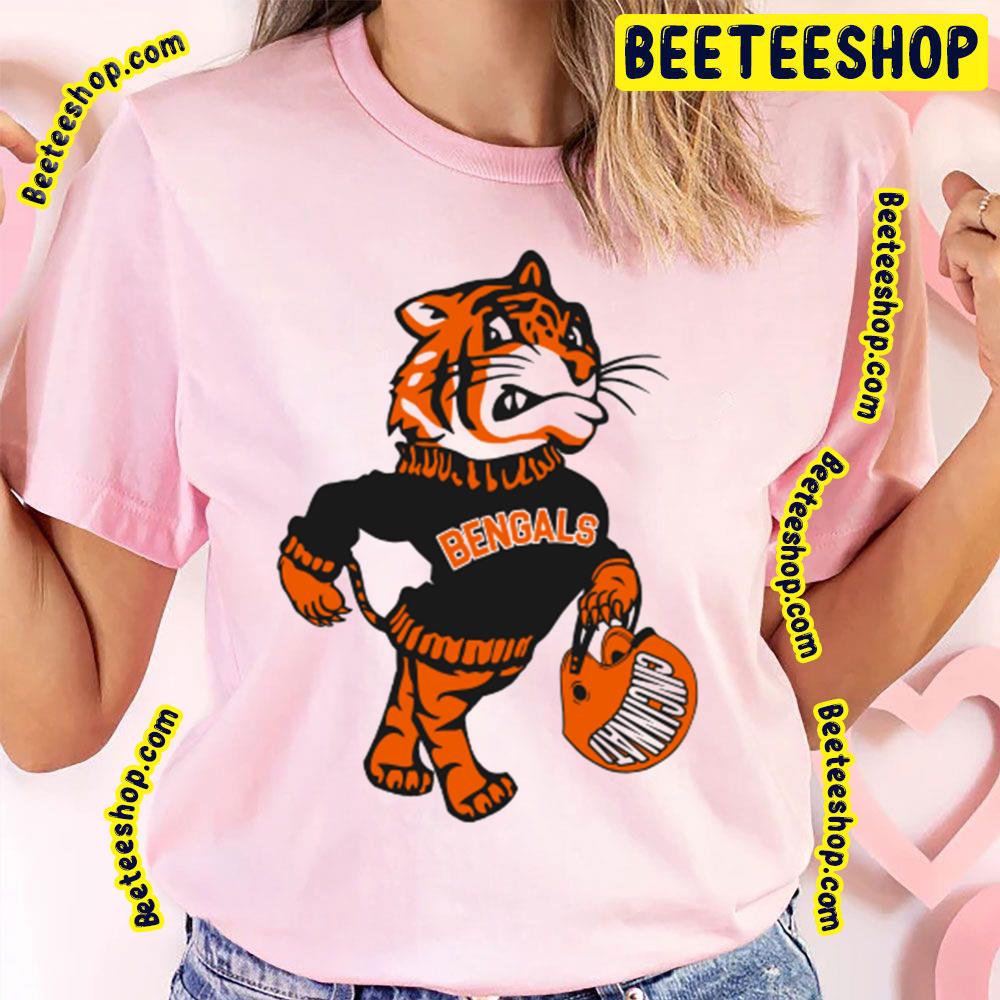 Cincinnati Bengals Retro Mascot Fan Design For Fans Football Trending Unisex T-Shirt