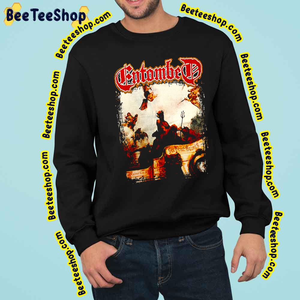 Colorful Art Entombed Designs Retro Trending Unisex Sweatshirt