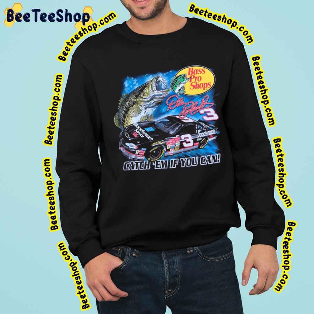 Colorful Dale Earnhardt Catch Em If You Can Retro Art Trending Unisex Sweatshirt