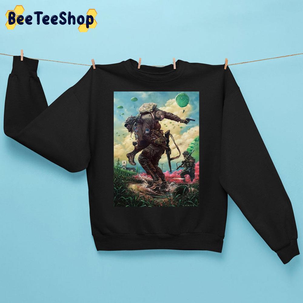 Colorful Of World War Watercolor Art Trending Unisex Sweatshirt