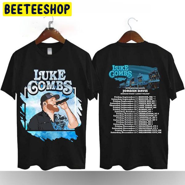 Combs Bullhead Luke Combs World Tour 2023 Double Side Trending Unisex Shirt