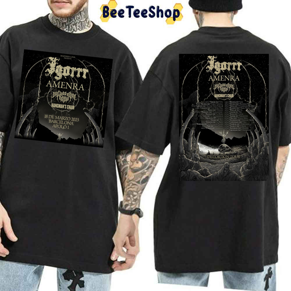 Compar Entradas Para Lgorrr Amenra Der Weg Einer Freiheit Hangman’s Chair 2023 With Dates Double Side Trending Unisex Shirt