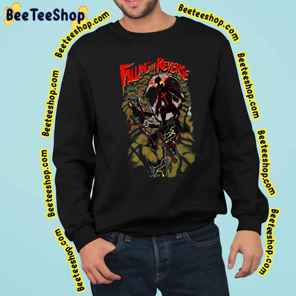 Cool Art Falling In Reverse Rock Band Vintage Trending Unisex Sweatshirt