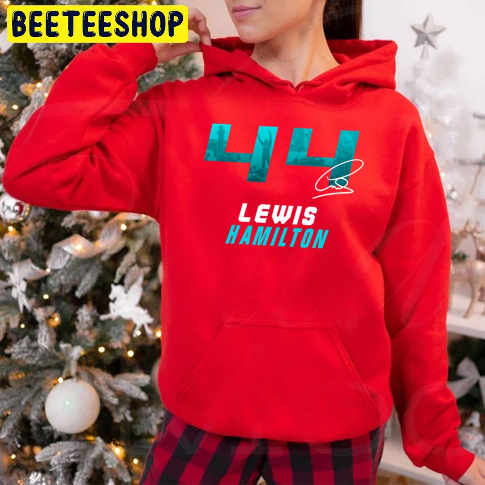 Cool Logo Of Lewis Hamilton 44 Colorful Trending Unisex Hoodie