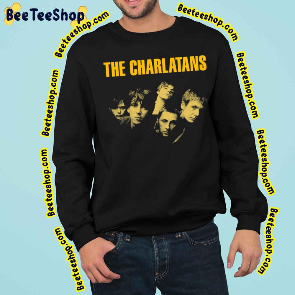 Cool Members Of The Charlatans Rock Band Music Art Trending Unisex Sweatshirt