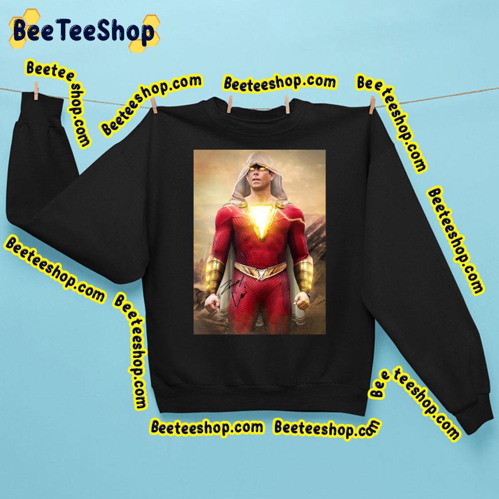 Cool Shazam Hero With Signature Trending Unisex Sweatshirt