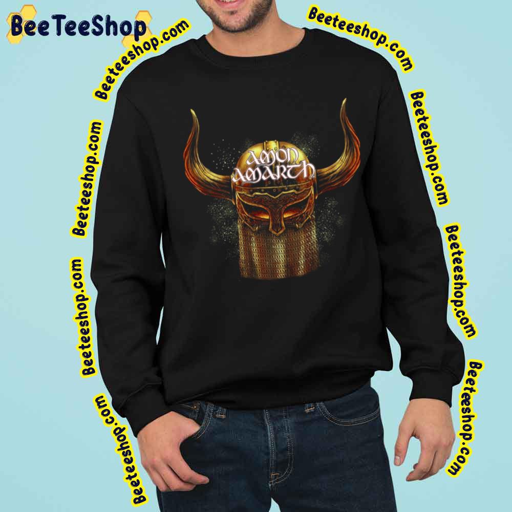 Cool Viking Logo Design Amon Amarth Melodic Death Metal Band Trending Unisex Sweatshirt