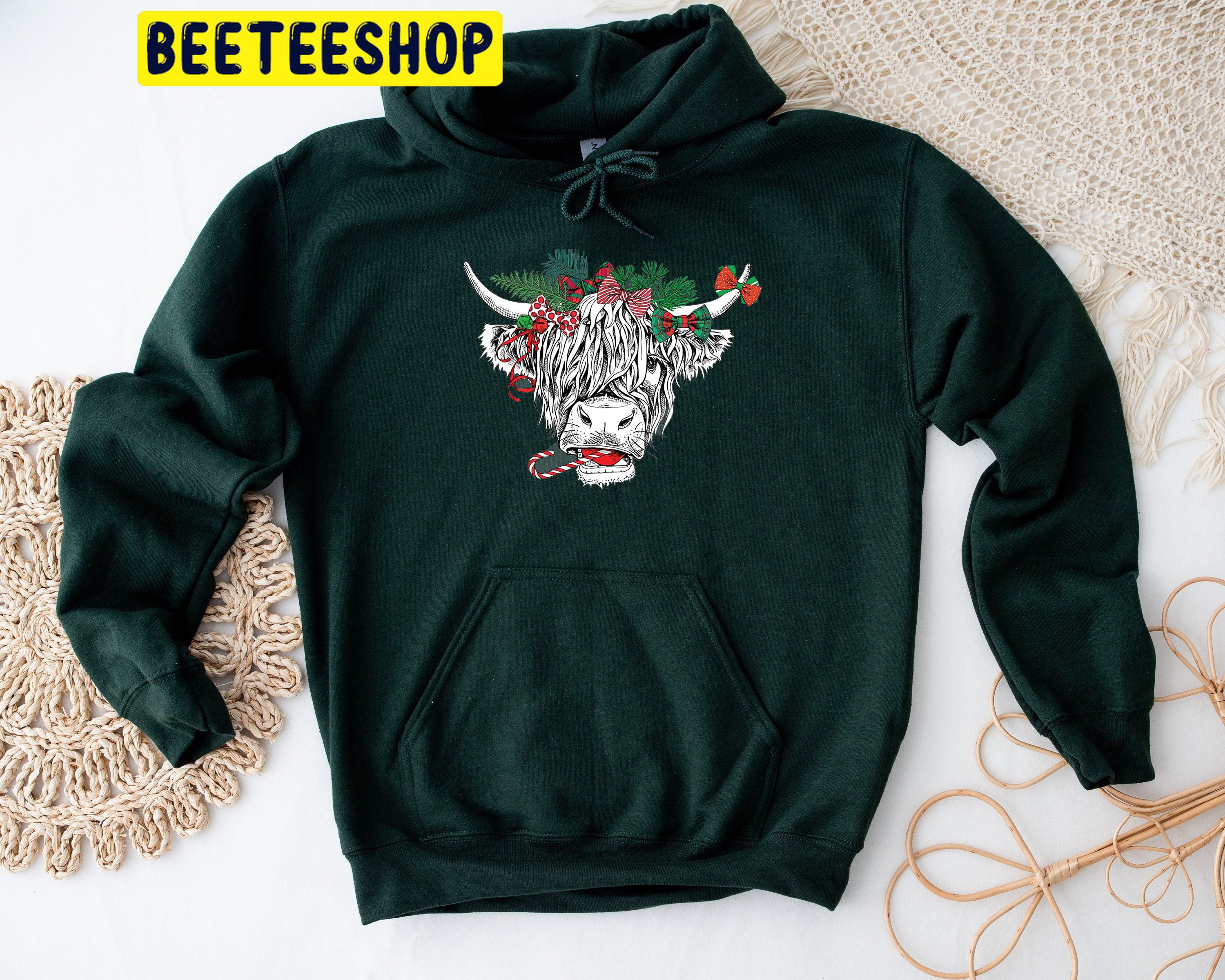 Cow Christmas Holiday Crewneck Trending Unisex Shirt