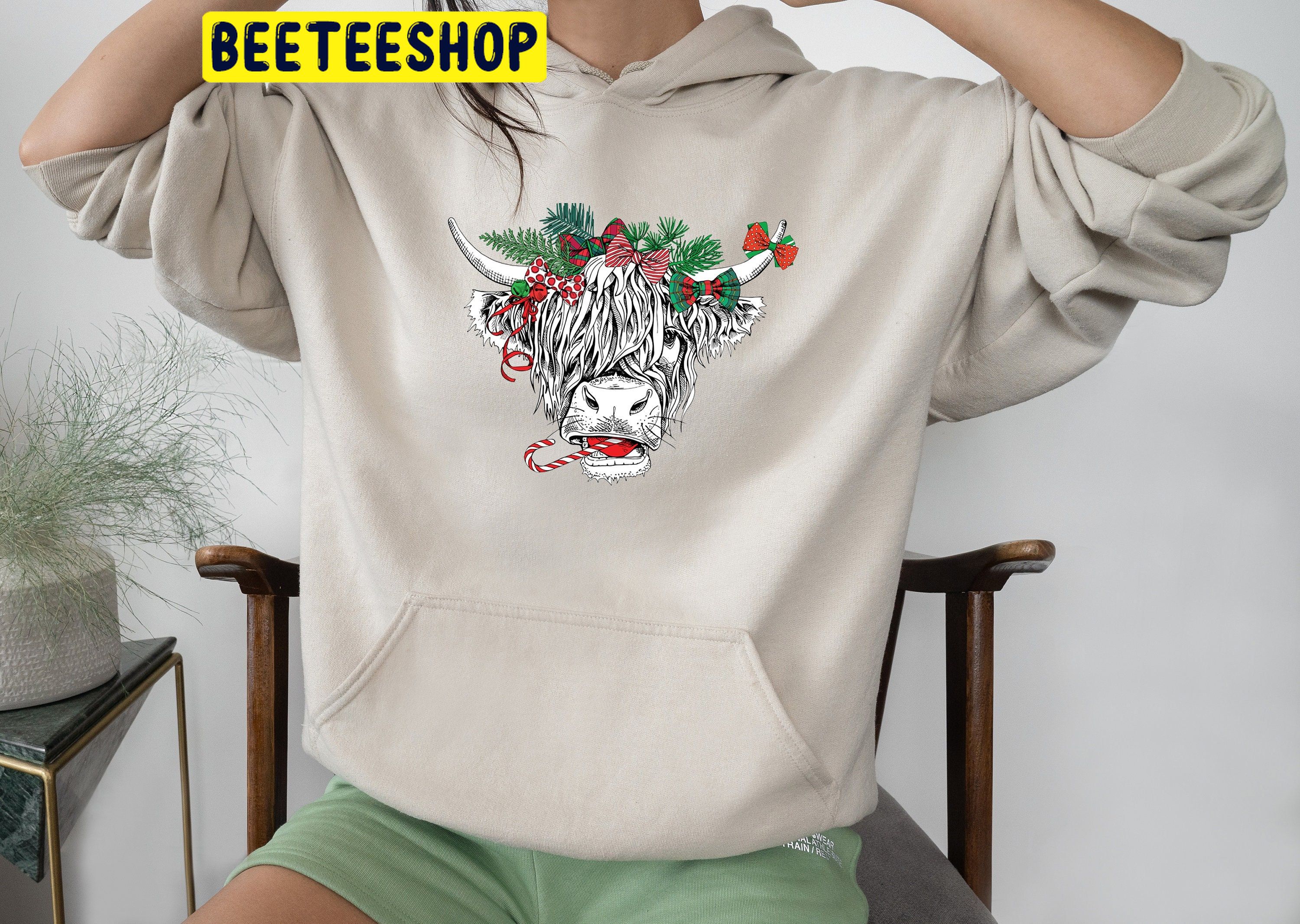 Cow Christmas Holiday Crewneck Trending Unisex Shirt