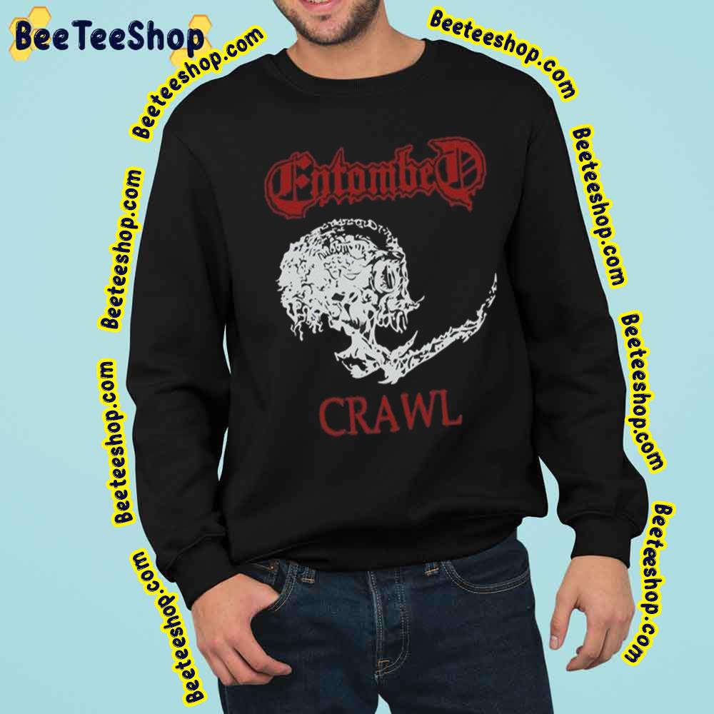 Crawl Of Designs Entombed Death Metal Band Music Band Trending Unisex Sweatshirt