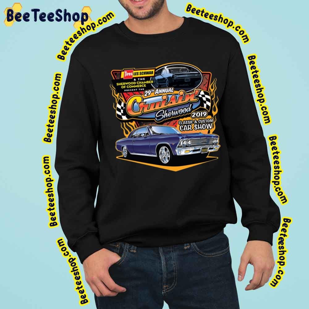 Cruisin’ Shewood Of Kyle Busch Racing Car Vintage Trending Unisex Sweatshirt