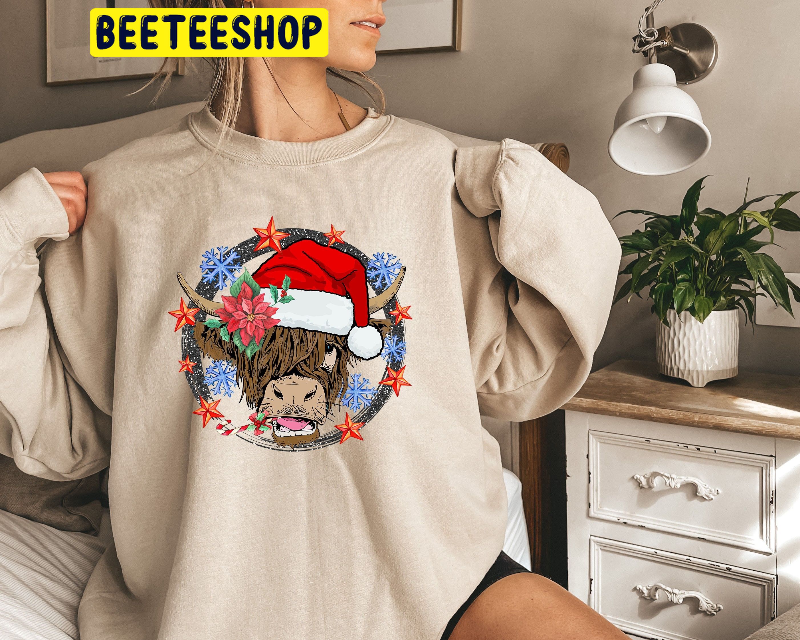 Cute Cow Funny Animal Christmas Gift For Animal Lover Trending Unisex Shirt