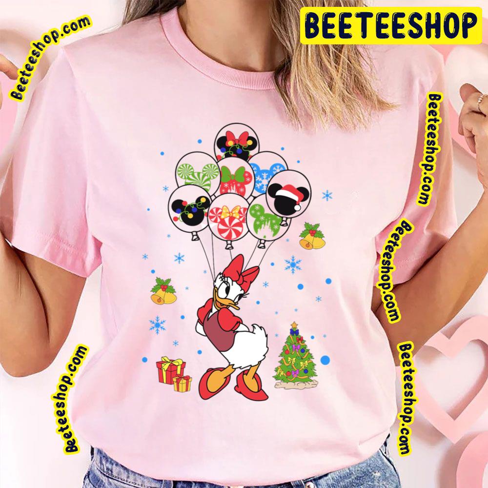 Cute Daisy Cartoon Character With Balloons Trending Unisex T-Shirt