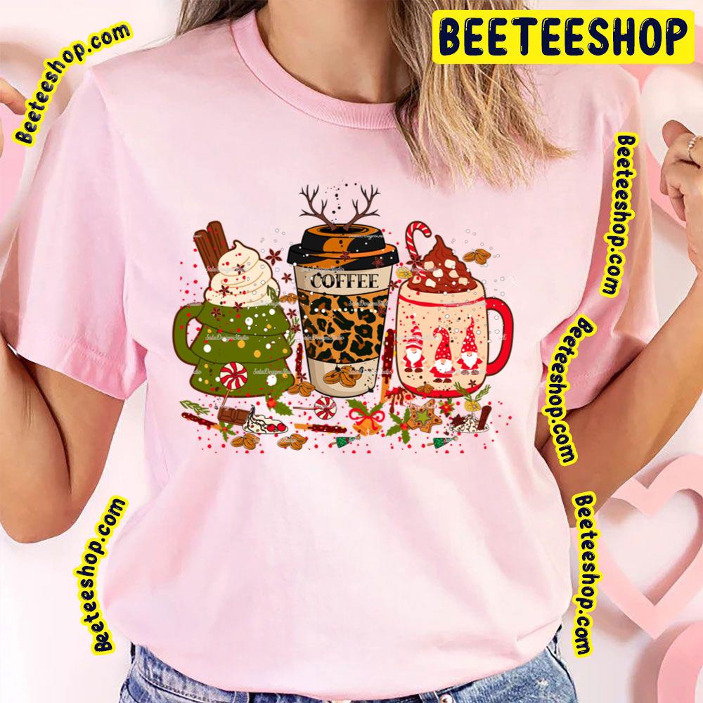 Cute Latte Iced Warm Cozy Winter Iced World Trending Unisex T-Shirt